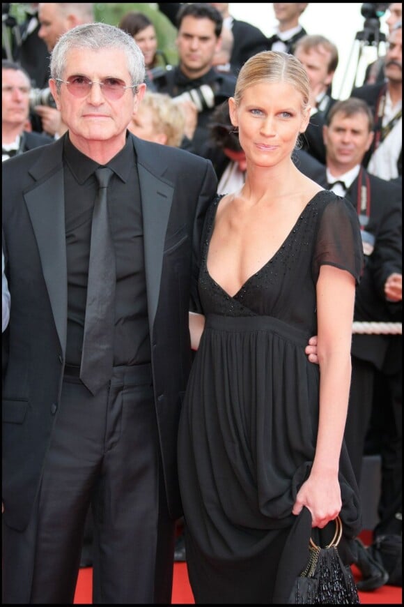 Claude Lelouch et sa fille Sarah lors du Festival de Cannes 2008