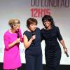 Laurece Ferrari, Roselyne Bachelot et Audrey Pulvar lors du lancement de D8 à Paris le 20 septembre 2012.