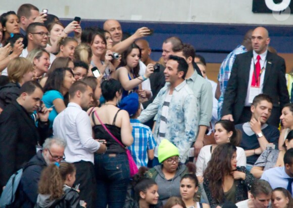 Kamel Ouali lors du concert de Rihanna au Stade de France. Pas moins de 80 000 personnes ont assisté à ce concert exceptionnel à Paris, le 8 juin 2013
