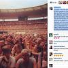 Rihanna remercie tous ses fans français sur Instagram avec une photo de son concert au Stade de France du 8 juin 2013 à Paris