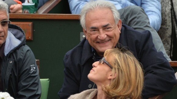 Roland-Garros 2013 : DSK complice et serein avec Myriam pour le géant Nadal