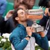Rafael Nadal remporte son septième titre à Roland-Garros, à Paris le 9 juin 2013.