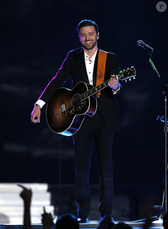 Justin Timberlake lors du Summertime Ball organisé par Capital FM au stade de Wembley à Londres le 9 juin 2013.