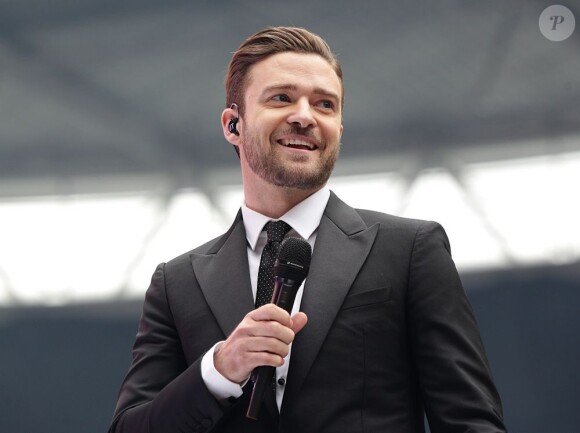 Justin Timberlake lors du Summertime Ball organisé par Capital FM au stade de Wembley à Londres le 9 juin 2013.