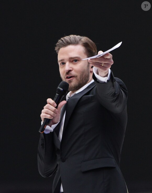 Justin Timberlake lors du Summertime Ball organisé par Capital FM au stade de Wembley à Londres le 9 juin 2013.