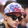 Justin Bieber assiste au match de basket Miami Heat / Indiana Pacers à Miami, le 3 juin 2013.