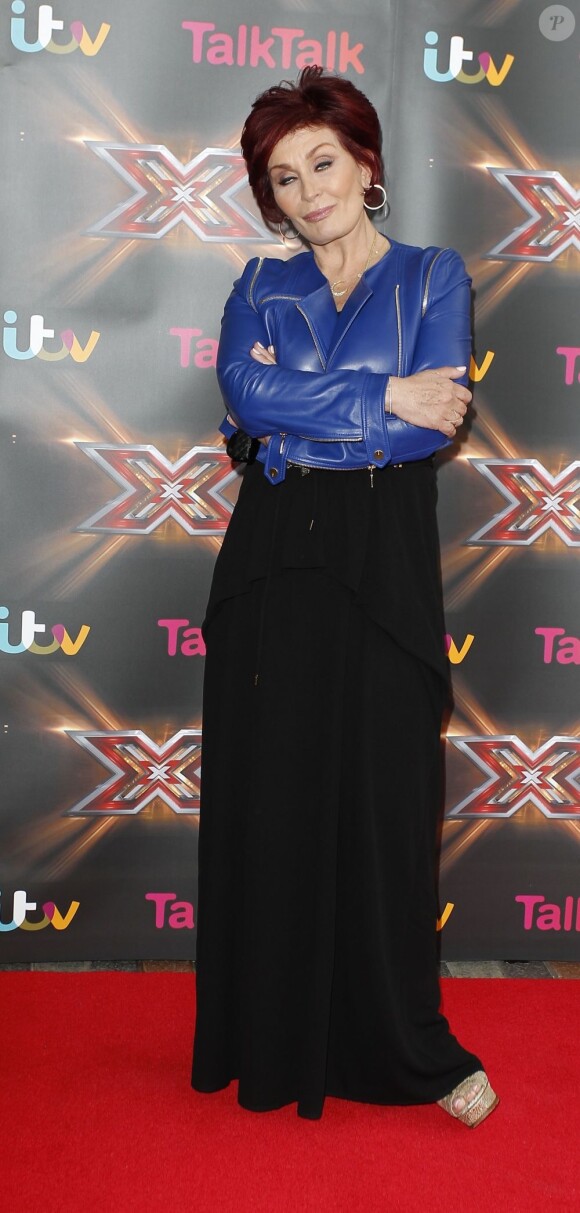 Sharon Osbourne aux auditions de l'émission X Factor à Birmingham, le 10 Juin 2013.