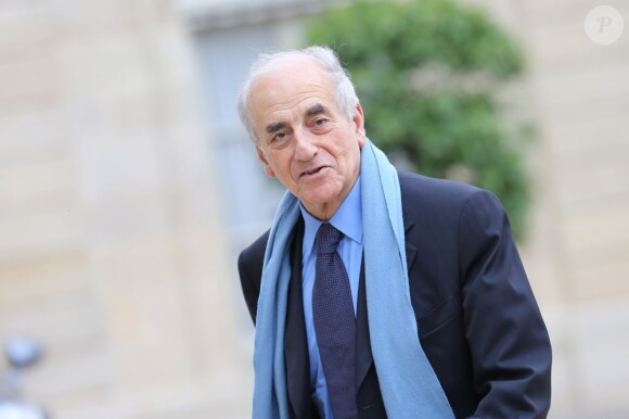 Jean-Pierre Elkabbach lors de la remise du prix de l'audace  artistique et culturelle à l'Elysée, le 12 juin 2013