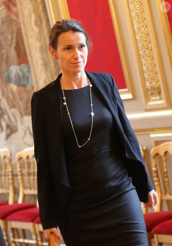 Aurelie Filippetti lors de la remise du prix de l'audace  artistique et culturelle à l'Elysée, le 12 juin 2013
