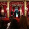 La remise du prix de l'audace artistique et culturelle à l'Elysée, le 12 juin 2013, en présence de François Hollande, Jamel Debbouze et Marc Ladreit de Lacharrière