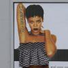 Le poster promotionnel de Rihanna pour son concert à l'Aviva Stadium de Dublin, partiellement couvert à cause de la nudité de la chanteuse. Le 12 juin 2013.