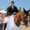 Guillaume Canet victorieux sur Padisha de Mars dans le Prix Licarzo CSI 1*, première épreuve du Jumping international de Cannes qu'il disputait en marge de son tournage à Nice avec André Téchiné et Catherine Deneuve, le 13 juin 2013 au stade des Hespérides, dont il a également pris la 3e place sur Jumping Star Callius.