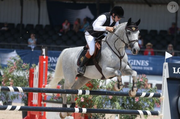 Guillaume Canet sur Jumping Star Callius le 14 juin 2013 au Jumping International de Cannes