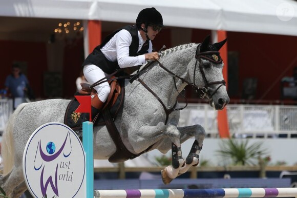 Guillaume Canet sur Jumping Star Callius le 14 juin 2013 au Jumping International de Cannes