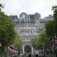 Image, à Londres le 15 juin 2013, de la cérémonie Trooping the Colour, à la gloire des forces armées et de l'anniversaire de la souveraine.