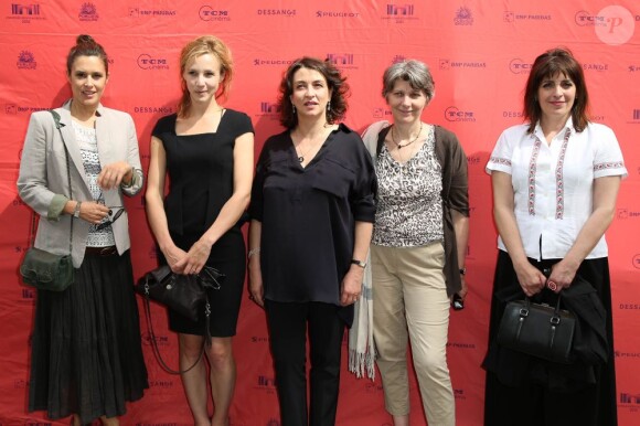 Olivia Bonamy, Noémie Lvovsky, Lise Lametrie, Marie Kremer, Nanou Garcia au Champs-Elysées Film Festival, Paris, le 16 juin 2013.