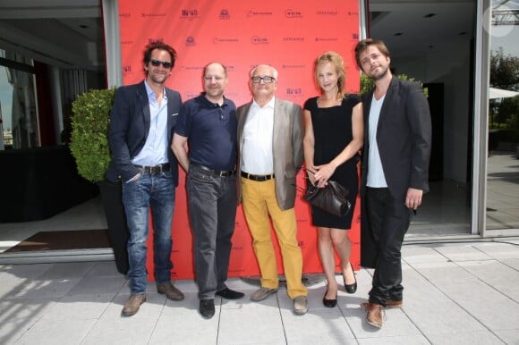 Exclu - Stéphane de Groodt, Christian Cleres, Claude Duty, Marie Kremer, Julien Baumgartner au Champs-Elysées Film Festival, Paris, le 16 juin 2013.