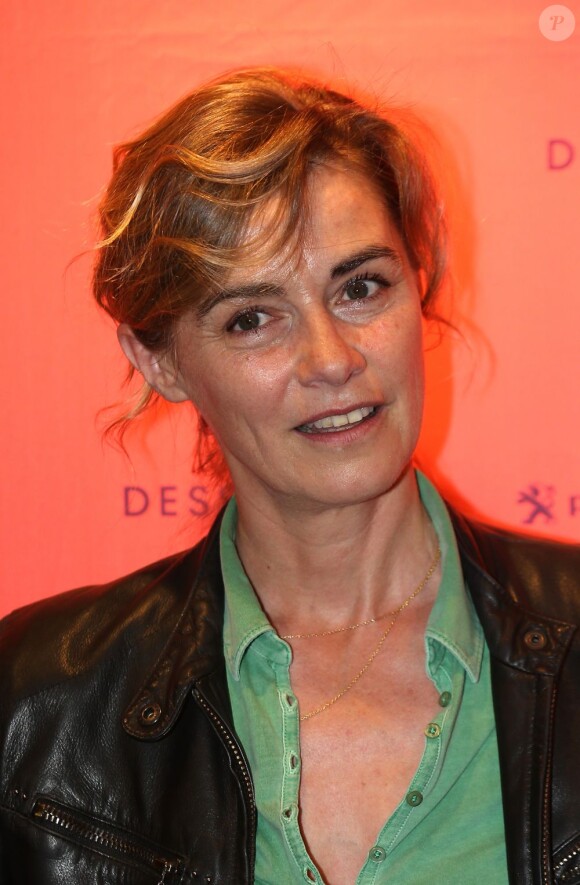 Anne Consigny présente 12 ans d'âge au au Champs-Elysées Film Festival, Paris, le 16 juin 2013.