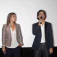 Julie de Bona et Tewfik Jallab lors de la première du film Né quelque part à Rosny le 17 juin 2013.