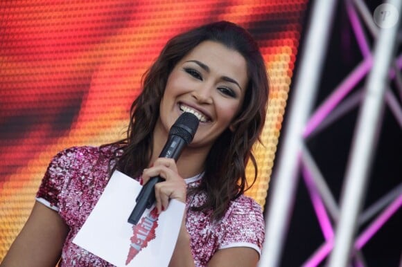 Karima Charni lors du concert M6 Music Live à Issy-les-Moulineaux le 15 juin 2013