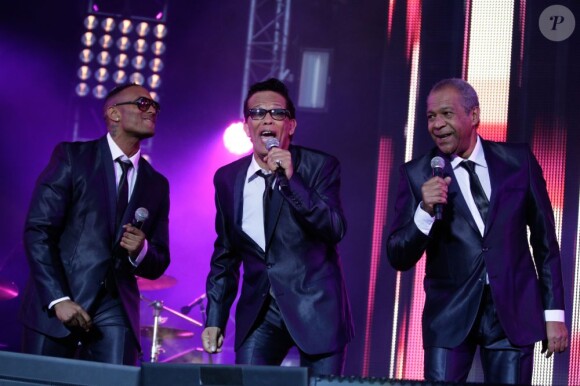 Vigon, Erick Bamy et Jay lors du concert M6 Music Live à Issy-les-Moulineaux le 15 juin 2013