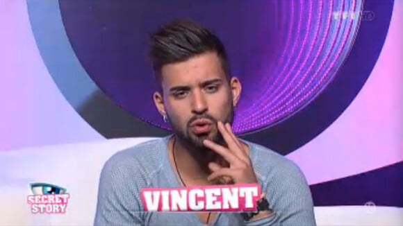 Vincent dans la quotidienne de Secret Story 7 le mardi 18 juin 2013 sur TF1