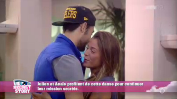 Anaïs et Julien dans la quotidienne de Secret Story 7 le mardi 18 juin 2013 sur TF1