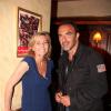 Claire Chazal et Nikos Aliagas à la soirée du Prix des Editeurs 2013 au café-restaurant littéraire "Les Editeurs" à Saint-Germain-des-près à Paris, le 18 juin 2013.