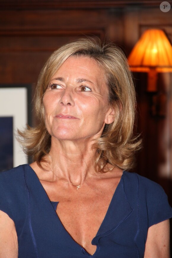 Claire Chazal lors de la soirée du Prix des Editeurs 2013 au café-restaurant littéraire "Les Editeurs" à Saint-Germain-des-près à Paris, le 18 juin 2013.