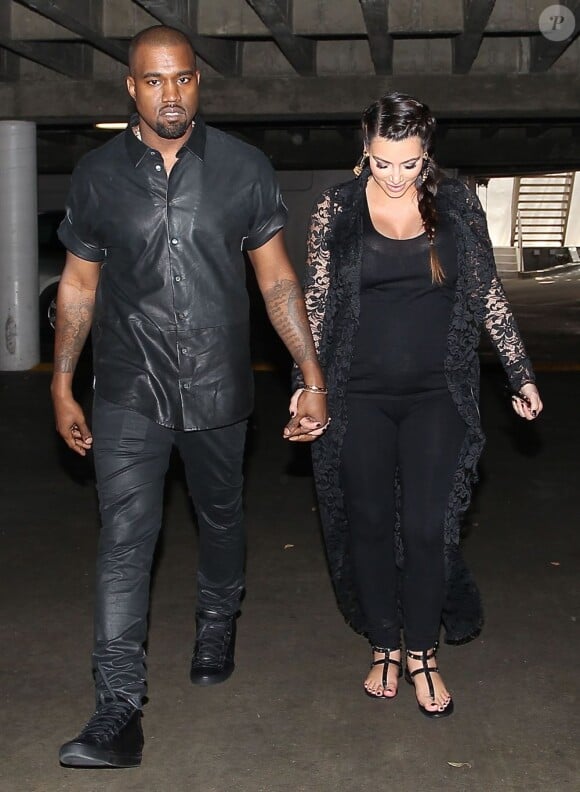 Kim Kardashian et Kanye West à Los Angeles, le 10 mai 2013.