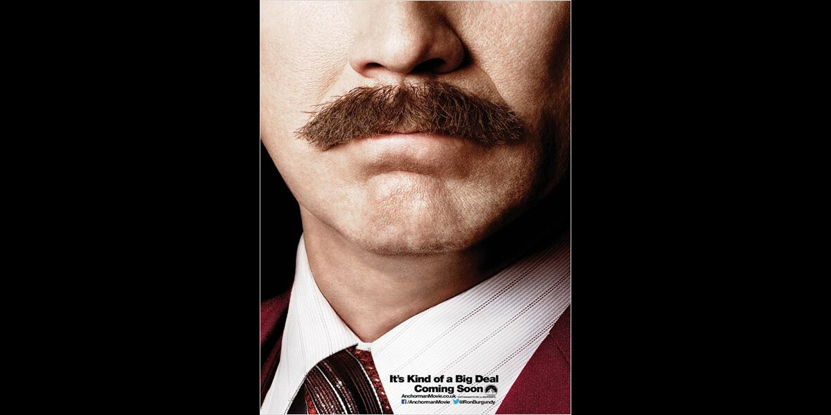 Photo : Affiche de La Légende de Ron Burgundy 2 avec Will Ferrell