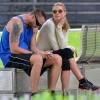 Heidi Klum et Martin Kirsten se détendent en faisant du sport en plein New York. Le 16 juin 2013.