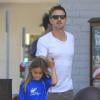 David Arquette et sa fille Coco font du shopping à Beverly Hills, le 16 juillet 2012.