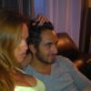Soirée cocooning pour Vanessa Lawrens des Anges de la télé-réalité 5 et son boyfriend Benjamin Azoulay - Photo Twitter Vanessa Lawrens