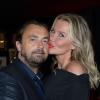 Henri Leconte et sa femme Florentine lors de son 50e anniversaire célébré au restaurant Très Honoré à Paris le 30 mai 2013