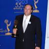 James Gandolfini et son Emmy Award pour les Soprano.