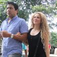 Shakira quitte le consulat américain à Rio de Janeiro, le 21 juin 2013.