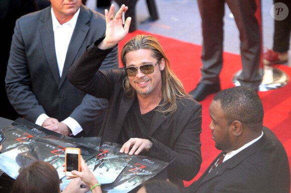 Brad Pitt lors de la promotion de World War Z à New York le 17 juin 2013