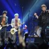 Mick Jagger, Ron Wood, Keith Richards - Les Rolling Stones en concert à Chicago le 1er juin 2013.