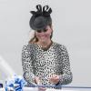 La duchesse de Cambridge Kate Middleton, enceinte, procède au baptême du navire Royal Princess, à Southampton, le 13 juin 2013.