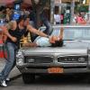 Taylor Lautner se bat sur le tournage du film Tracers à New York, le 24 Juin 2013.