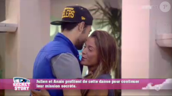Anaïs et Julien dans la quotidienne de Secret Story 7 le mardi 18 juin 2013 sur TF1