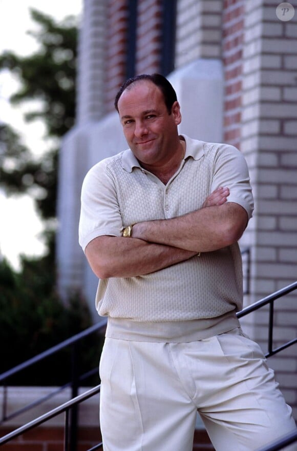 James Gandolfini est Tony Soprano dans la série Les Soprano à Hollywood, Los Angeles, le 1er novembre 1999.