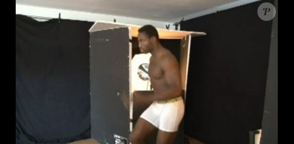 Les rugbymens Maxime Mermoz, Maxime Médard et Fulgence Ouedraogo ont posé pour la marque DIM.