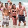 Duncan James et Lee Ryan du groupe Blue à Miami, le 25 juin 2013, profitant d'une journée à la plage.