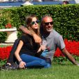 Christian Audigier et Nathalie Sorensen en vacances à Istanbul, le 24 Juin 2013.