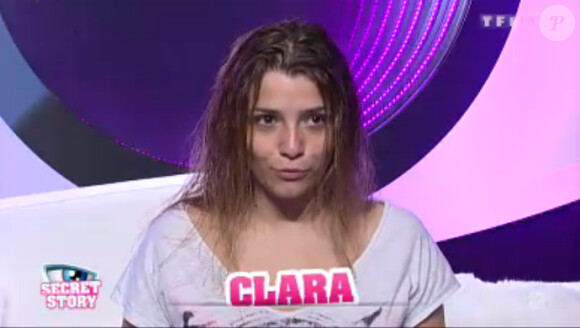 Clara dans la quotidienne de Secret Story 7 le vendredi 28 juin 2013 sur TF1
