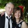 Yan Queffélec et son épouse Servane lors de la garden party organisée par Babette de Rozières chez elle à Maule dans les Yvelines, le 30 juin 2013.