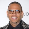 Chris Brown lors de la soirée de la Elton John AIDS Foundation à West Hollywood, le 24 février 2013.