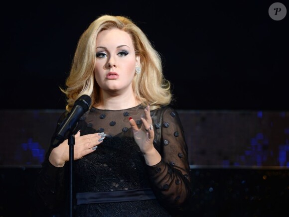 La statue de cire d'Adele a été dévoilée au Musée Madame Tussauds à Londres, le 3 juillet 2013.